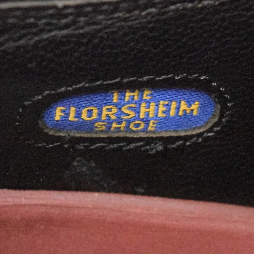 Florsheim Lexington Men's Black Leather Wingtip Oxford Dress Shoes Size 8.5 3E